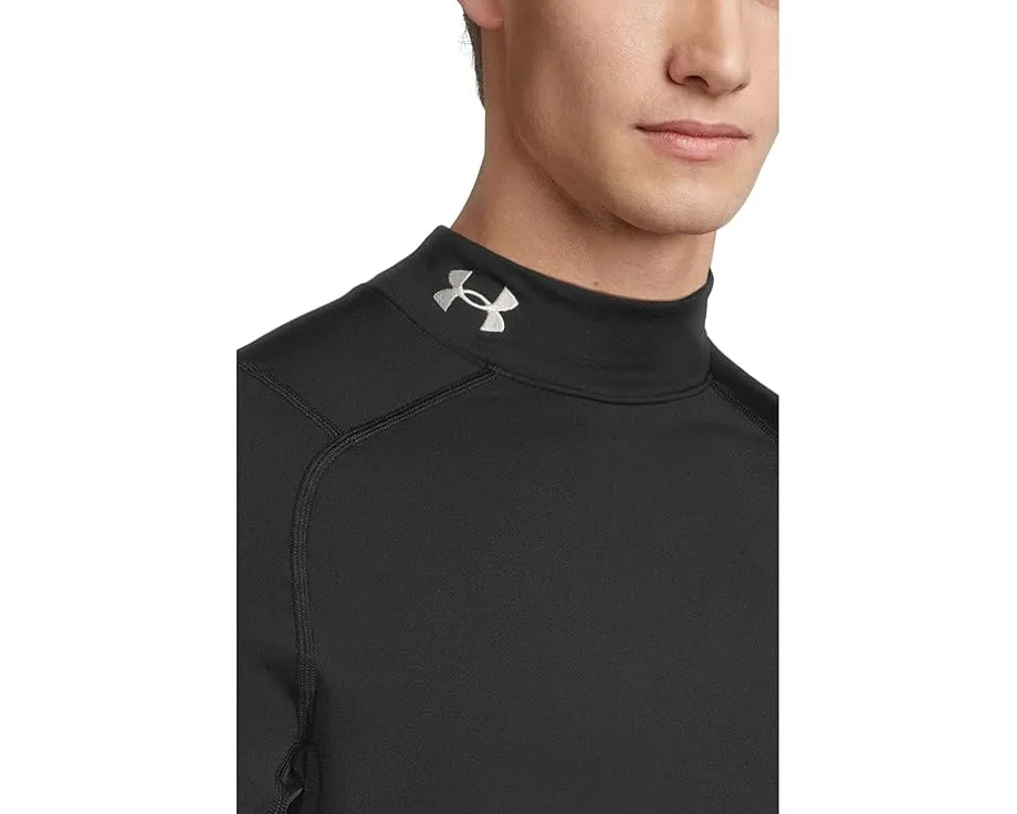 Under Armour ColdGear Armour Fitted Mock с двуслойной тканью и воротником-стойкой