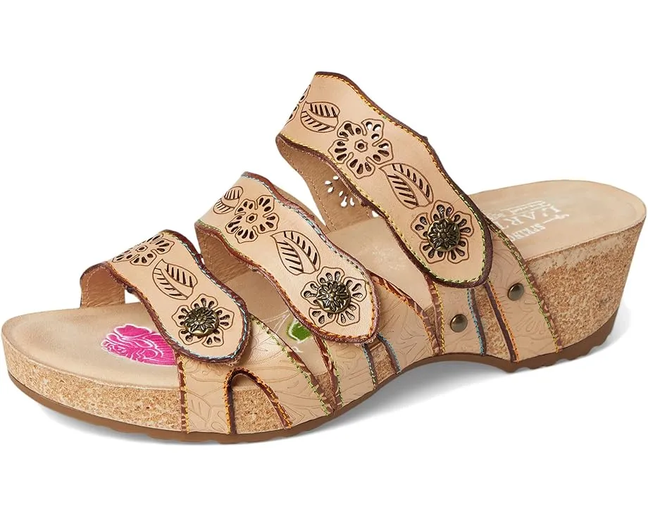 Сандалии Carbone с клиновидным каблуком и регулируемыми ремешками