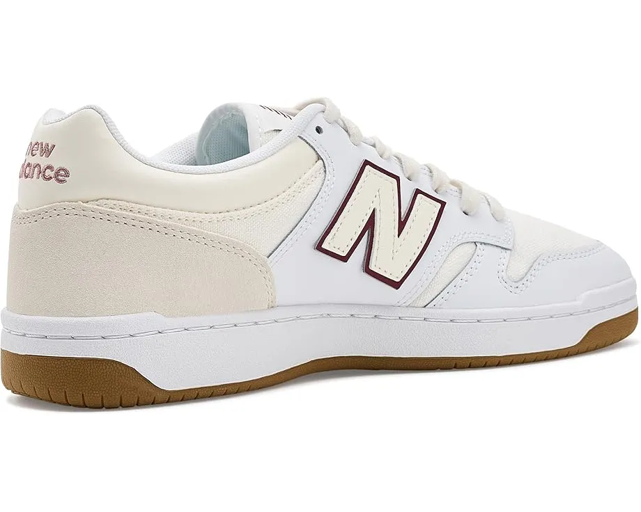 Кроссовки New Balance BB480L v1 с кожаным верхом и резиновой подошвой