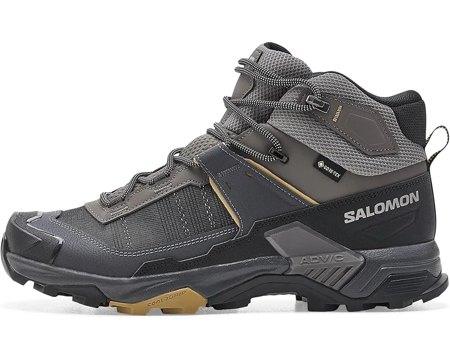 Кроссовки Salomon X Ultra 5 Mid Wide Gore-tex в защитном оттенке