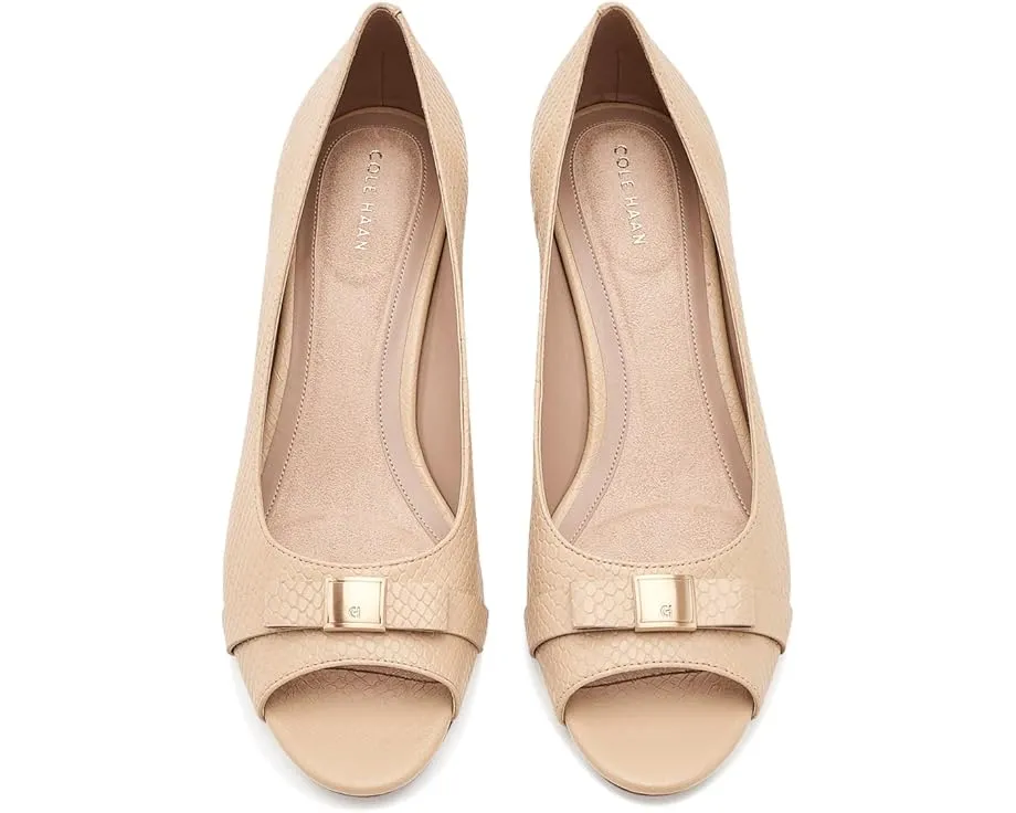 Босоножки Go to Malta Peep Toe Bow Wedges на танкетке с бантом