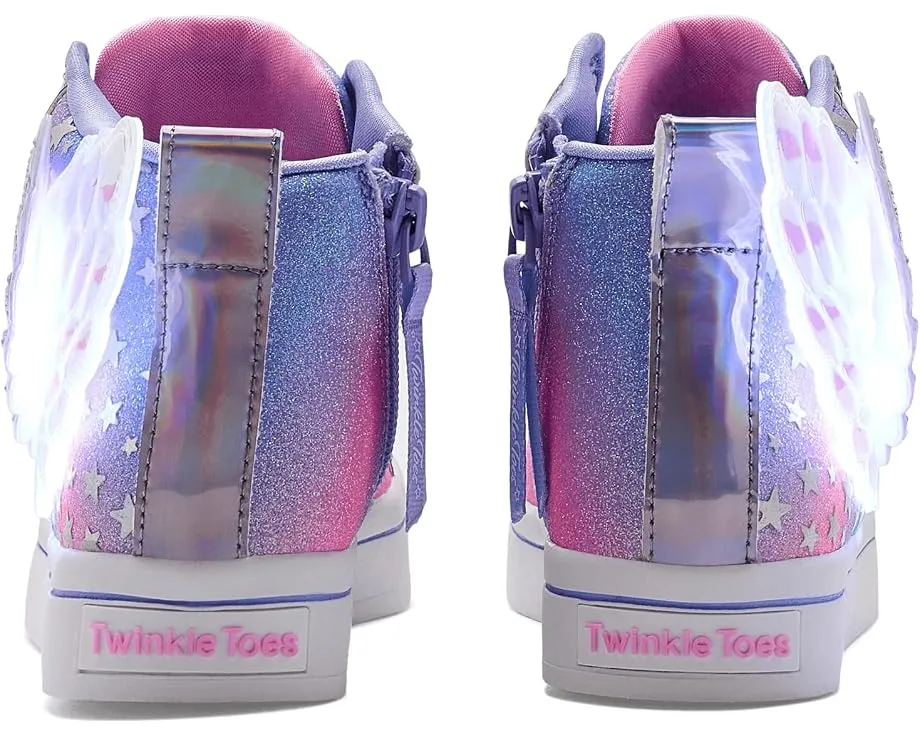 Кроссовки Skechers Twi-lites 2.0 Dreamy Wings высокие для детей с подсветкой
