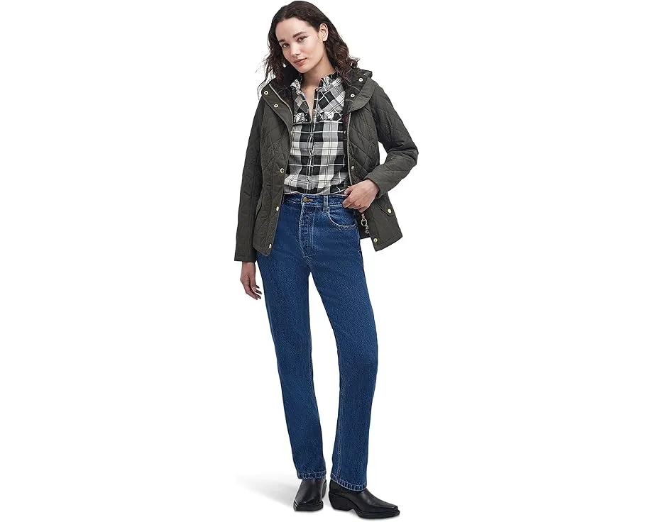 Стеганая куртка Millfire Quilt с отстегивающимся капюшоном от Barbour