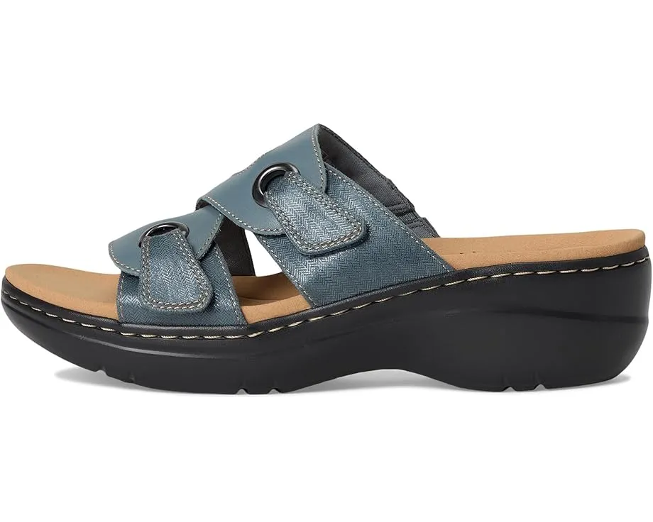 Сандалии Clarks Merliah 2 Cove на клиновидной подошве с застежками на липучках