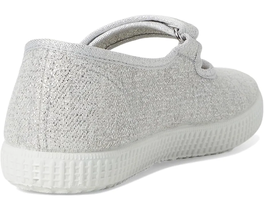 Детские туфельки Cienta Kids 56013 в стиле Мэри Джейн с блестками