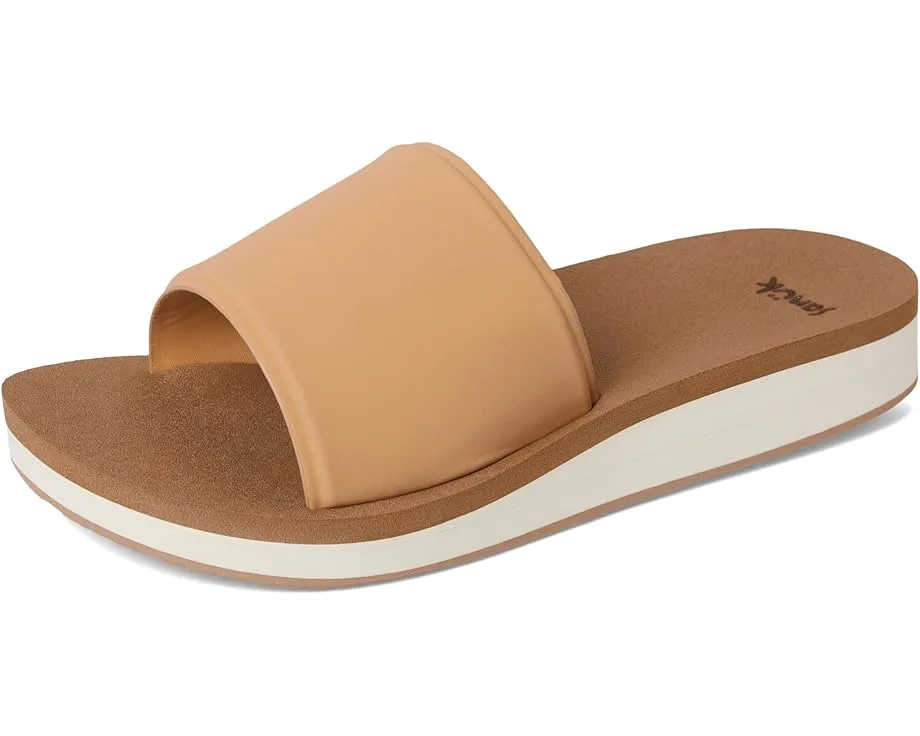 Сандалии Sanuk Highland Slide на платформе с поддержкой свода стопы и переработанной подошвой