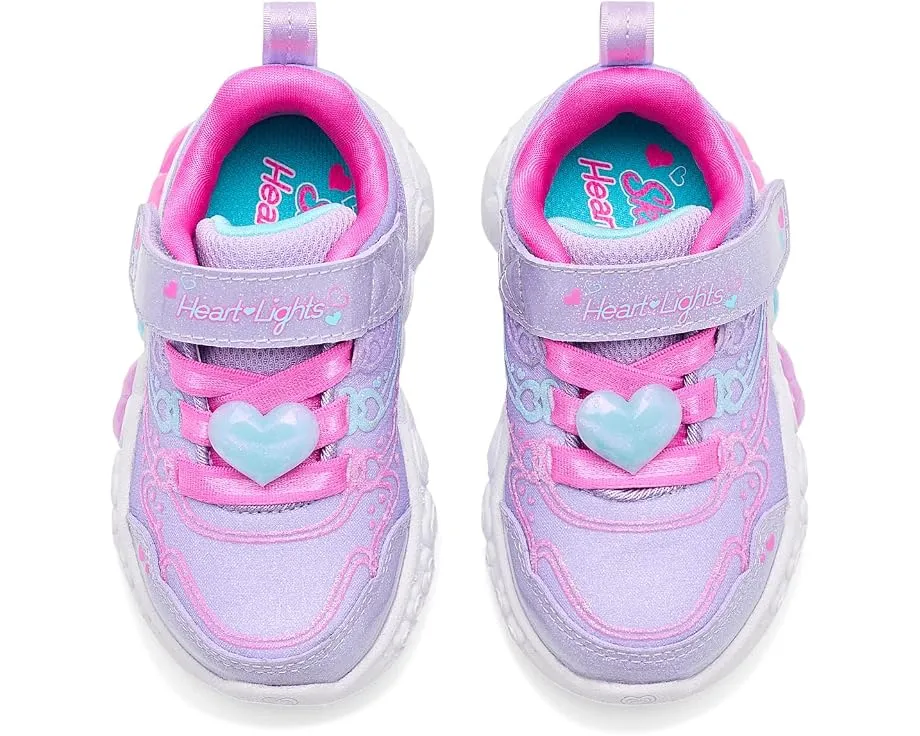 Кроссовки Skechers Enchanted Heart Lights 303266N для малышей с подсветкой и сердцем