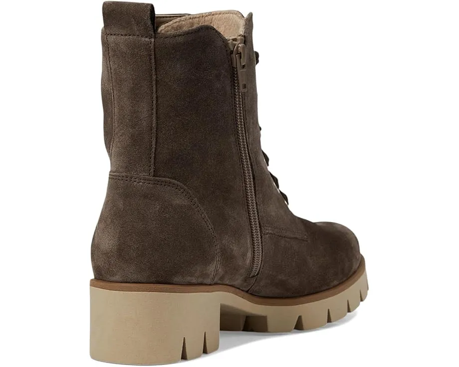 Ботинки Gabor 51.711 из кожи на шнуровке с боковой молнией