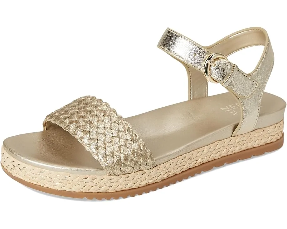 Сандалии Naturalizer Neila3 на танкетке с деталями из рафии и регулируемой пряжкой