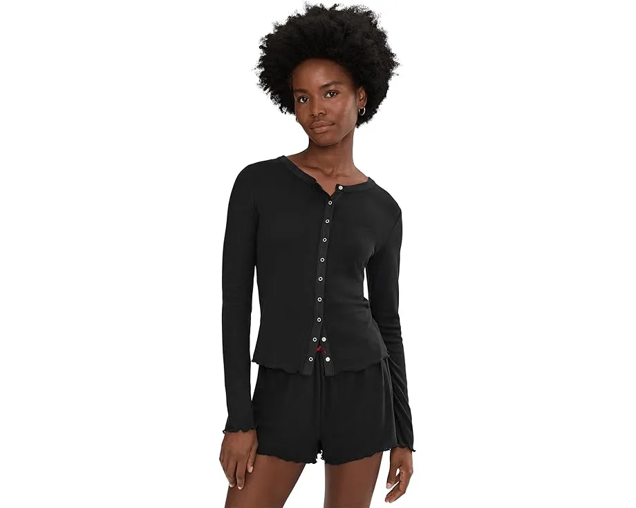 Комплект HONEYDEW Blissful с длинным рукавом и шортами с рюшами