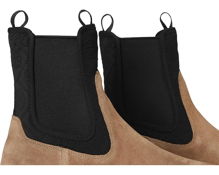 Ботинки Chelsea Monogram Lug на каблуке 65 мм от Tory Burch