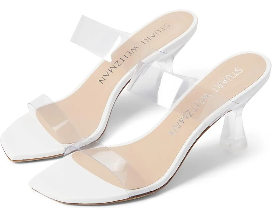 Stuart Weitzman Прозрачные босоножки Kristal Clear Sandal на каблуке