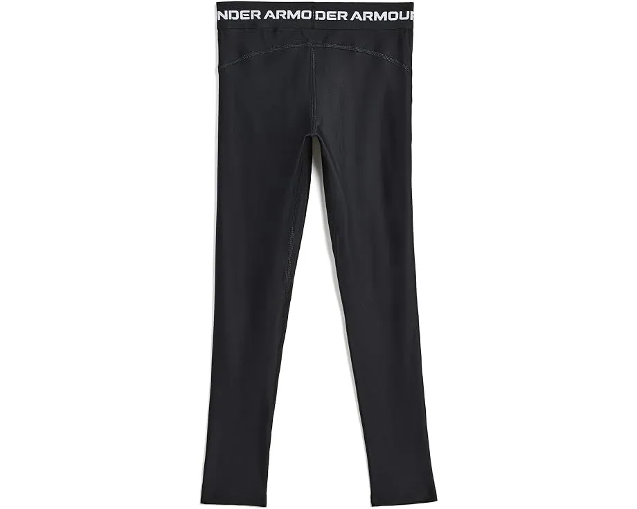Леггинсы Under Armour HeatGear Leggings Black/White для детей