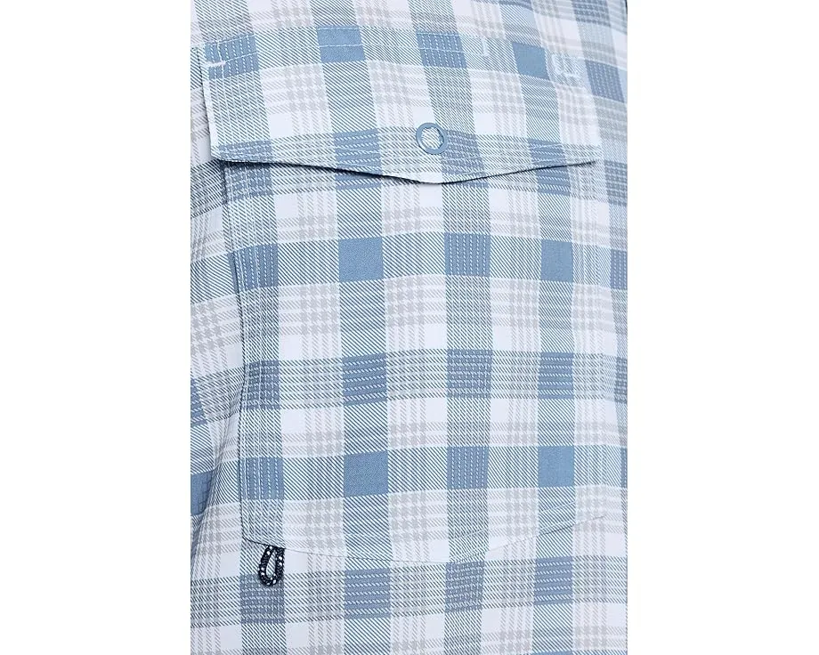 Рубашка Vineyard Vines Permit Plaid Performance Harbor из перфорированной ткани