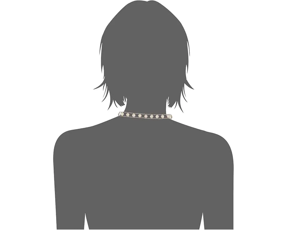 Колье-чокер Rebecca Minkoff Opal Illusions с опалами и золотым покрытием