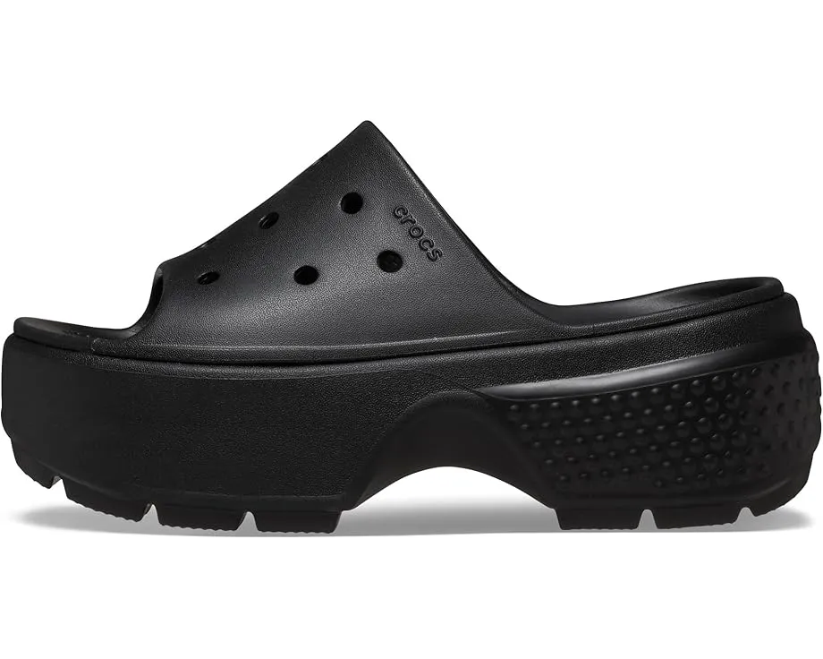 Crocs Сандалии Stomp Slide с массивной подошвой и открытым носком