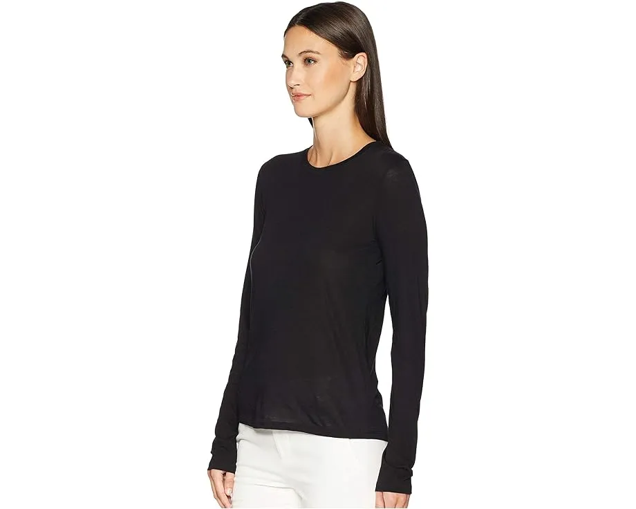 Футболка Essential Long Sleeve Jersey Crews от Vince с длинным рукавом