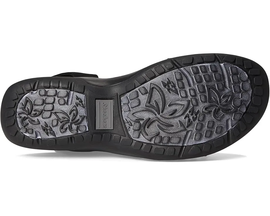 Водостойкие сандалии Skechers Reggae Slim Coffee Run с технологией Stretch Fit и стелькой Memory Foam