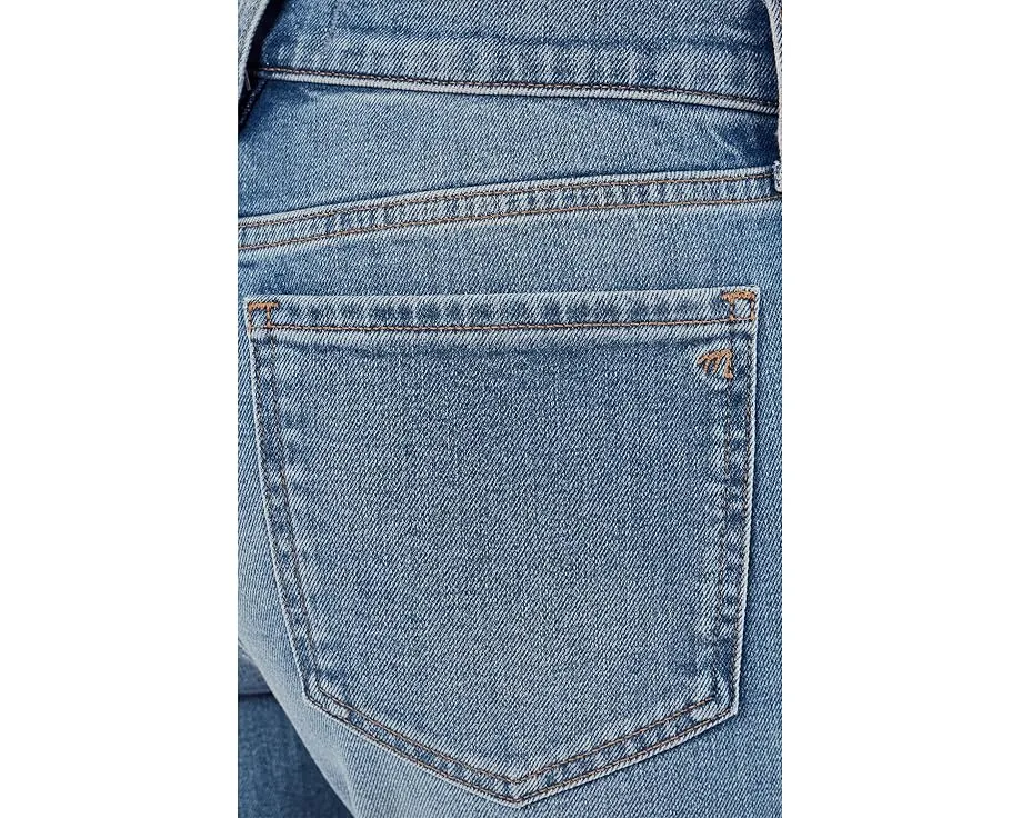 Джинсы Madewell Jules Slim Boy In Atlin Wash с прямым кроем и высокой посадкой