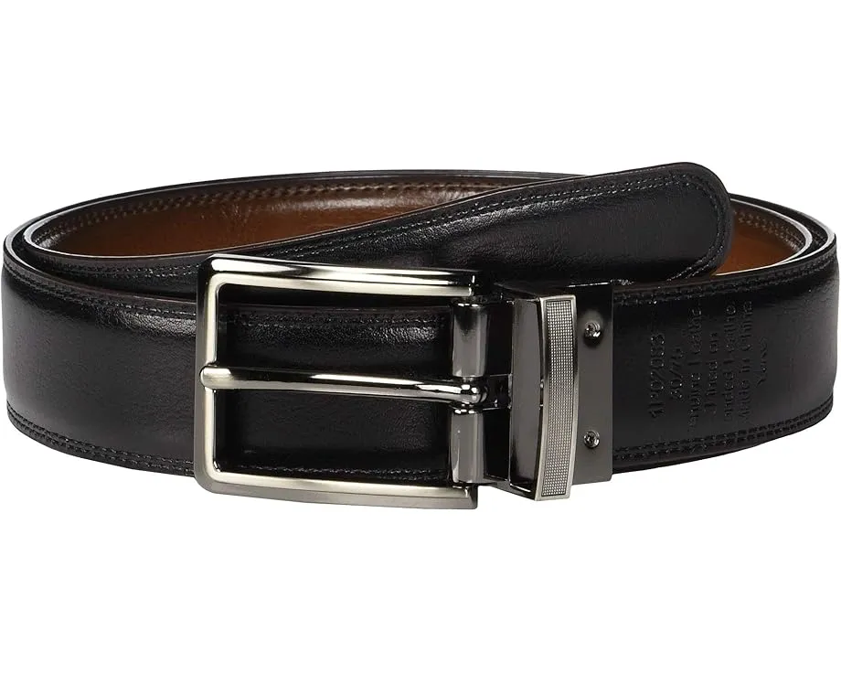 Двусторонний ремень Perry Ellis Portfolio с двойной строчкой