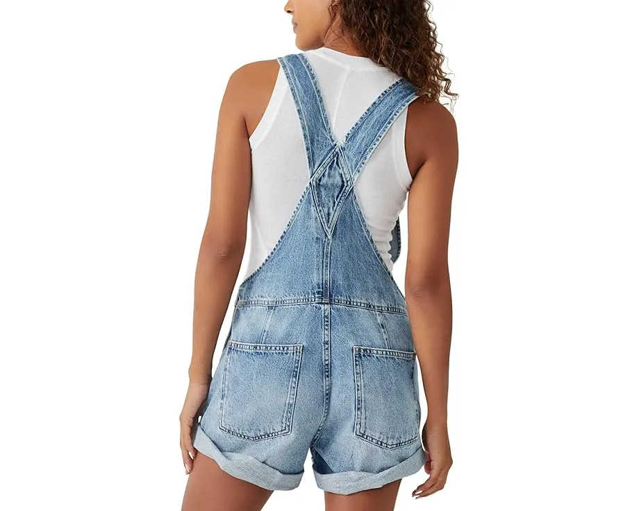 Сарафан Free People We The Free Ziggy Shortall из хлопка с регулируемыми лямками