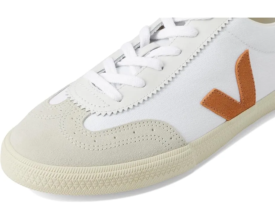 Кроссовки VEJA Volley из кожи с круглым носком и резиновой подошвой