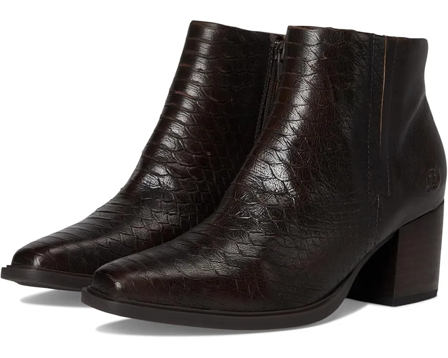 Ботинки Born Aiken с квадратным носком из итальянской кожи и боковой молнией