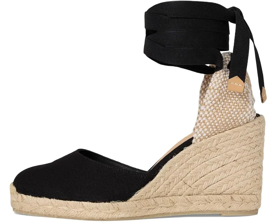 Эспадрильи CASTANER Carina 80 на платформе с клином и ремешком на щиколотке