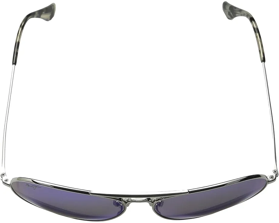 Солнцезащитные очки Maui Jim Mavericks в авиаторском стиле с линзами PolarizedPlus2
