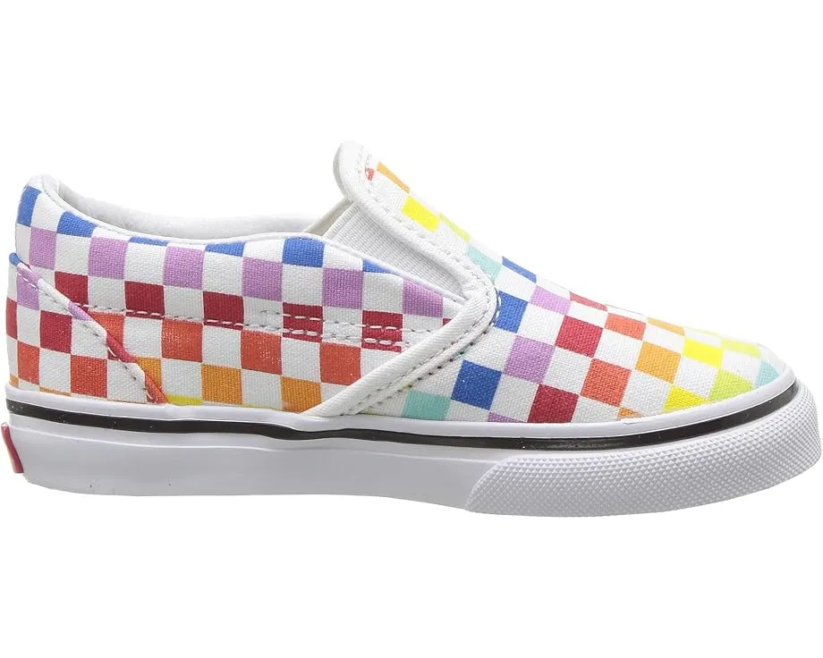 Слипоны Vans Classic Slip-On для малышей цвет Rainbow True White