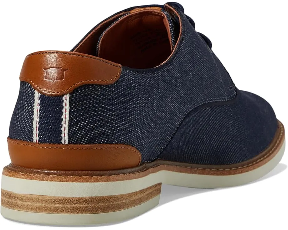 Оксфорды Florsheim Highland Canvas Plain Toe из холста с кожаными вставками