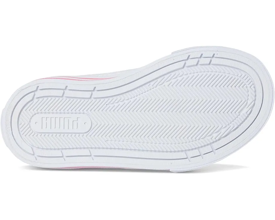 Кроссовки PUMA Kids Court Classic Vulc на липучках с подошвой из каучука