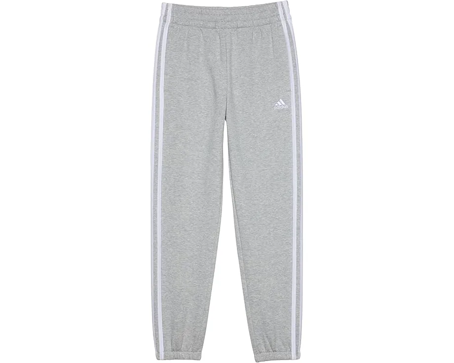 Детские спортивные брюки Adidas 3-Stripes из хлопкового флиса