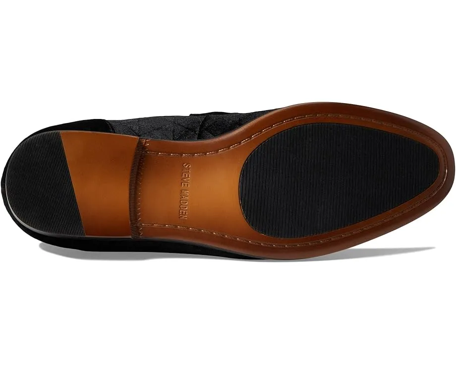 Steve Madden бархатные лоферы Linc с мокасиновым носком и металлической фурнитурой