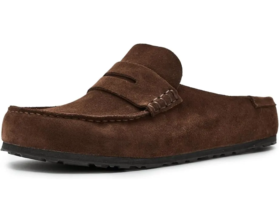 Биркенштоки Naples Wrapped Bold Grip из замши с контурной стелькой