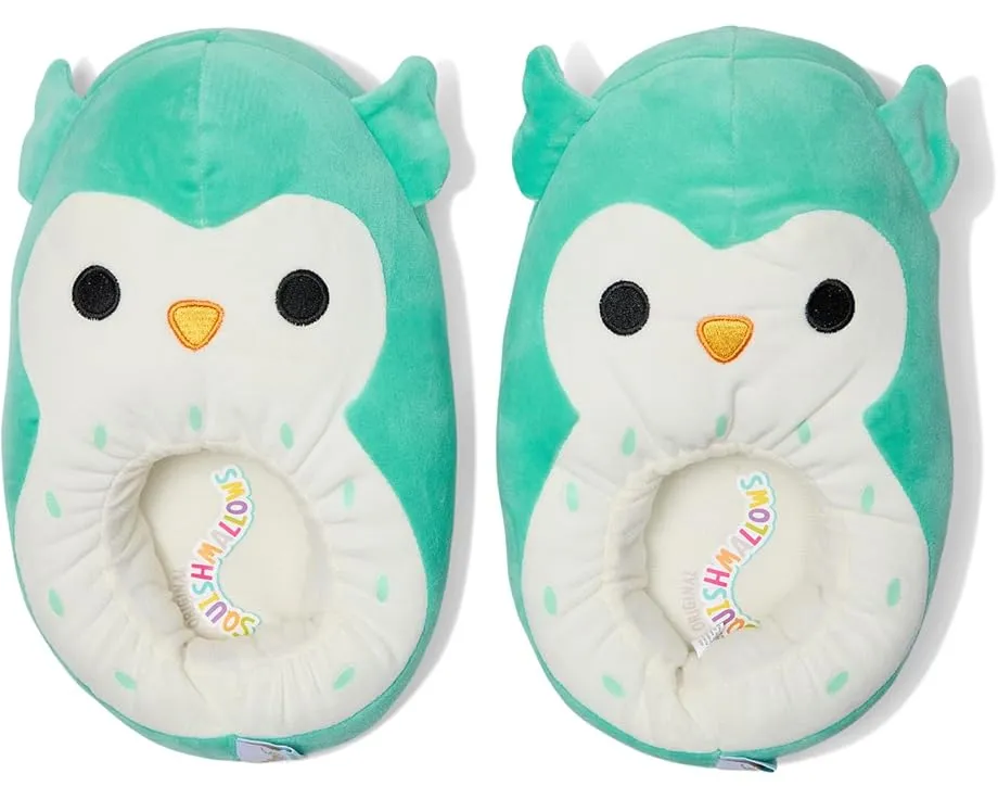 Тапочки Josmo Squishmallow в виде совы для детей из мягкого полиэстера