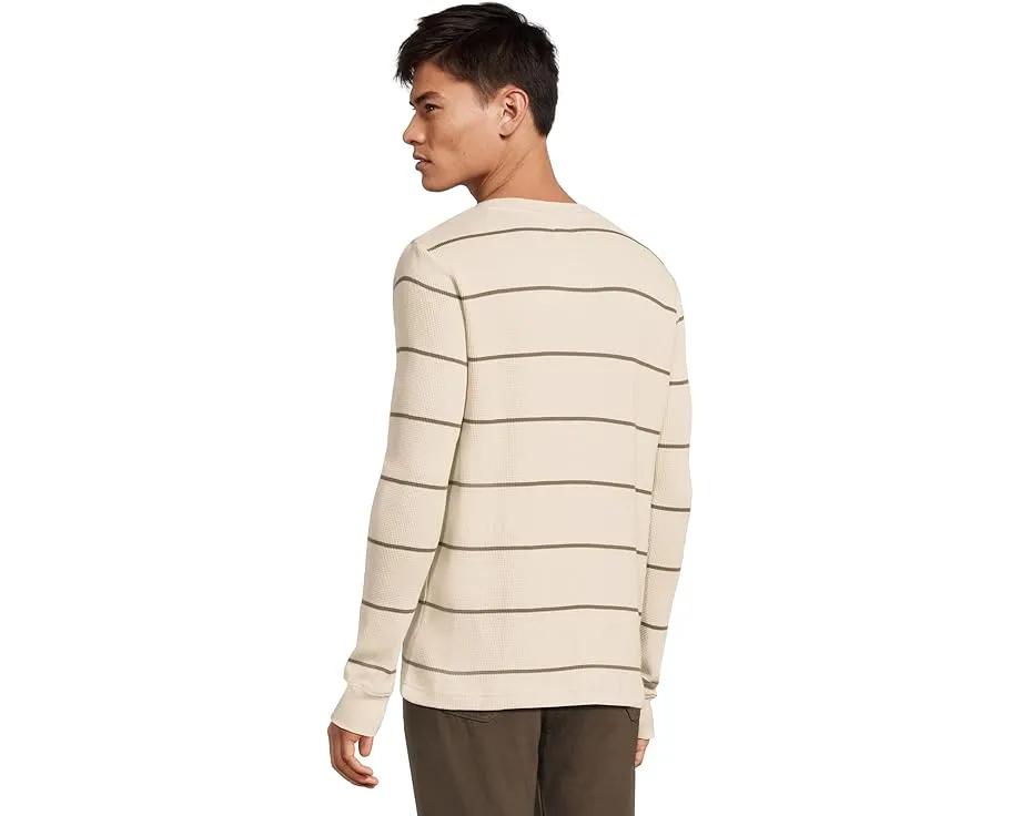 RVCA Dayshift лонгслив в полоску из мягкой вафельной ткани