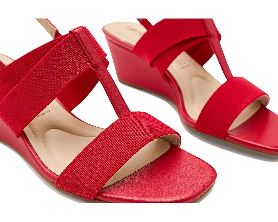 LifeStride сандалии Sweet Slingback с открытым носком и устойчивым каблуком