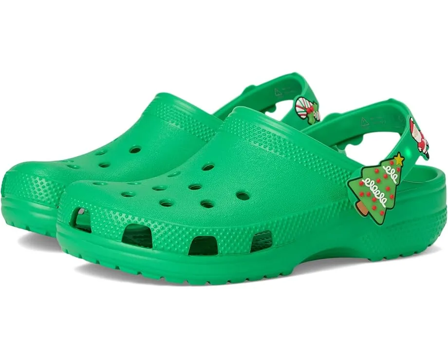 Классические кроксы Crocs Kids с праздничными огнями для детей