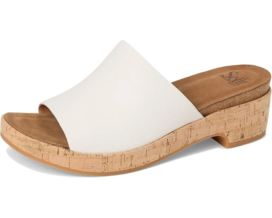 Босоножки Cass от Sofft с пробковой стелькой и открытым носком
