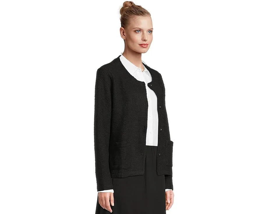 Жакет из органического хлопка с круглым вырезом от Eileen Fisher