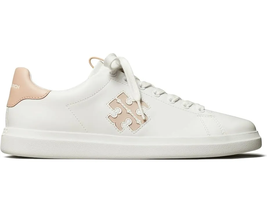 Кроссовки Tory Burch Double T Howell Court из кожи и полиуретана с круглым носком