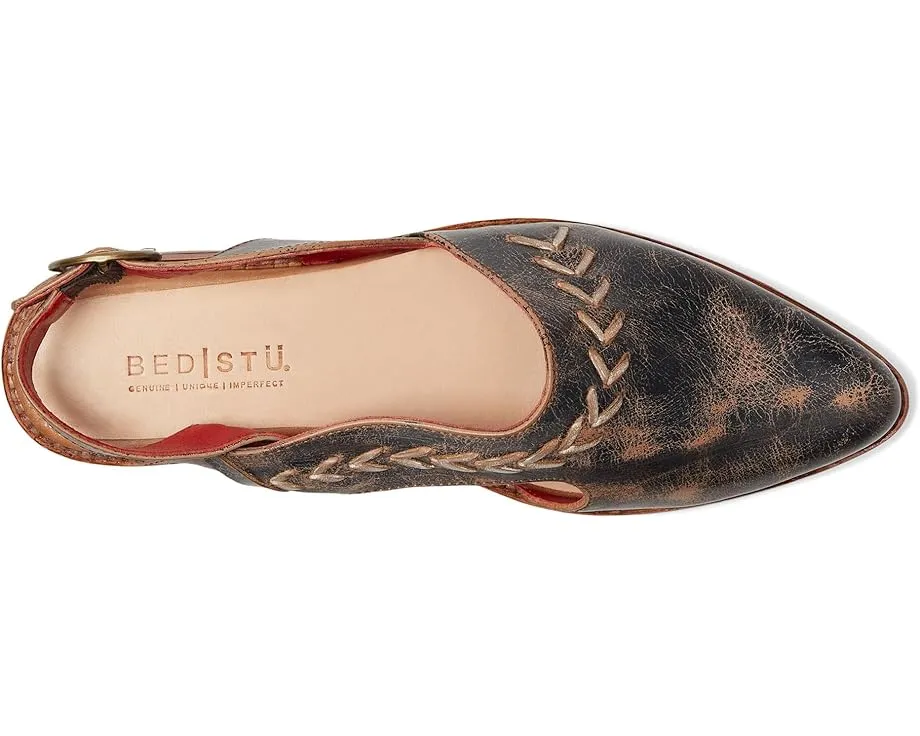 Туфли Bed Stu Join с заостренным мыском и регулируемой пряжкой на пятке