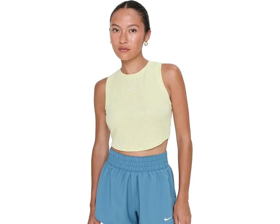 Кроп топ Nike Sportswear Chill Knit с ребристой структурой и укороченным кроем