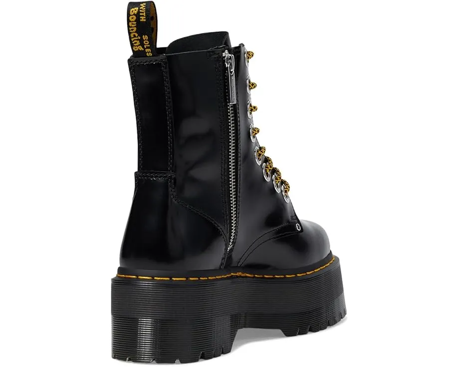Ботинки Dr. Martens Jadon Max на высокой платформе с молнией
