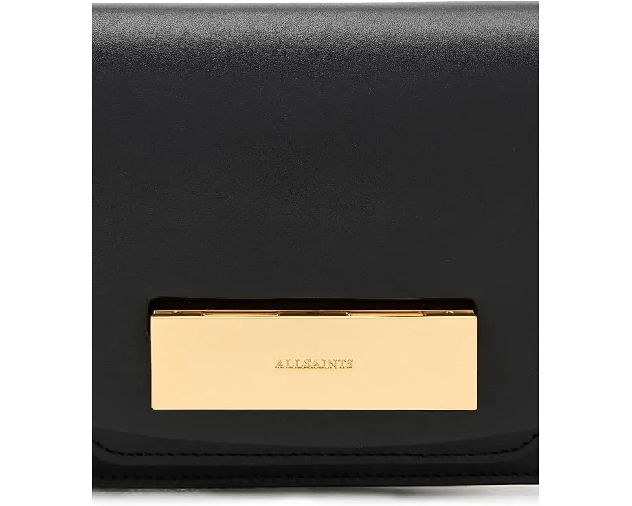 Клатч AllSaints Etta из премиальной кожи с фирменной застежкой