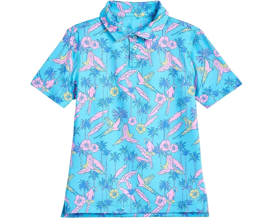 Polo The Flock Party Chubbies Kids с цветочным принтом и птицами