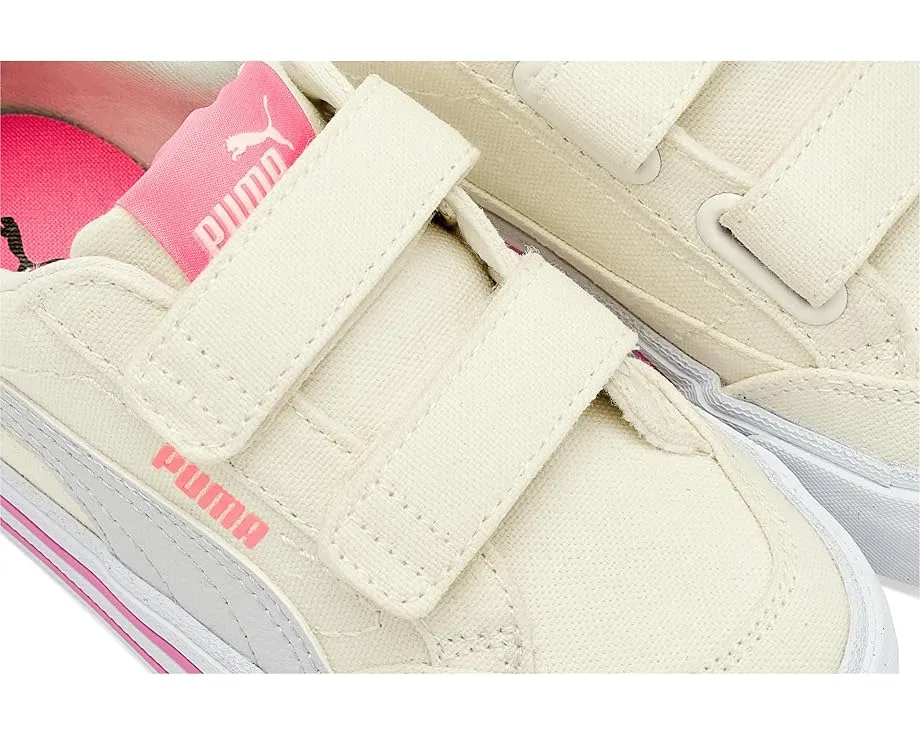 Puma Court Classic Vulc Hook And Loop детские кроссовки на липучках из переработанных материалов