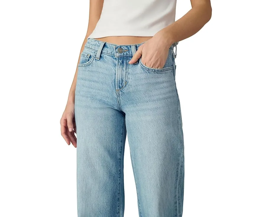 Джинсы Joe's Jeans The Lou Lou с низкой посадкой и широкими штанинами