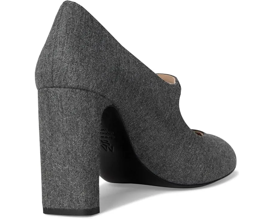 Stuart Weitzman Туфли Babette Mary Jane 85 с ремешком и миндалевидным мысом